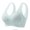 Light Blue, variant on Women's Ice Silk Seamless Cold Feeling Thin Soft Support Breathable Comfortable Bra Fixed Underwear ,(Medium,Beige)