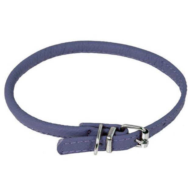 Dogline L1002-9 Collier Rond en Cuir 10-13 L x 0,25 Po L, Violet