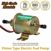 Carbole 12V Universal Inline Electric Low Pressure Fuel Pump for Lawn Mowers, 5/16" 4-7 Psi