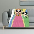 thumbnail image 6 of The Powerpuff Girls Anti-Pilling Flannel 32"X48" Super Soft Plush Air Condition Quilt Fluffy Warm Cozy Decorative Blankets, 6 of 7