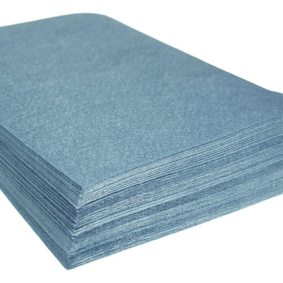 24 pcs Acrylic Hard Craft Felt Sheet 9" X 12" - Blue Mist (Crafting, Jewelry, Children craft)