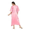 thumbnail image 6 of Oussum Womens Kaftans Satin Long Maxi Dress for Women Adjustable Size Caftans Plus Size Nightwear Evening Gown Beachwear Casual Dresses Online, 6 of 7