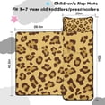 thumbnail image 5 of Yellow and Brown Of Leopard Print Toddler Nap Mats for Kids Preschool,Sleeping Mat Bag or Kids,Toddler Sleeping Bag,Toddler Nap Mat or Daycare, 5 of 6