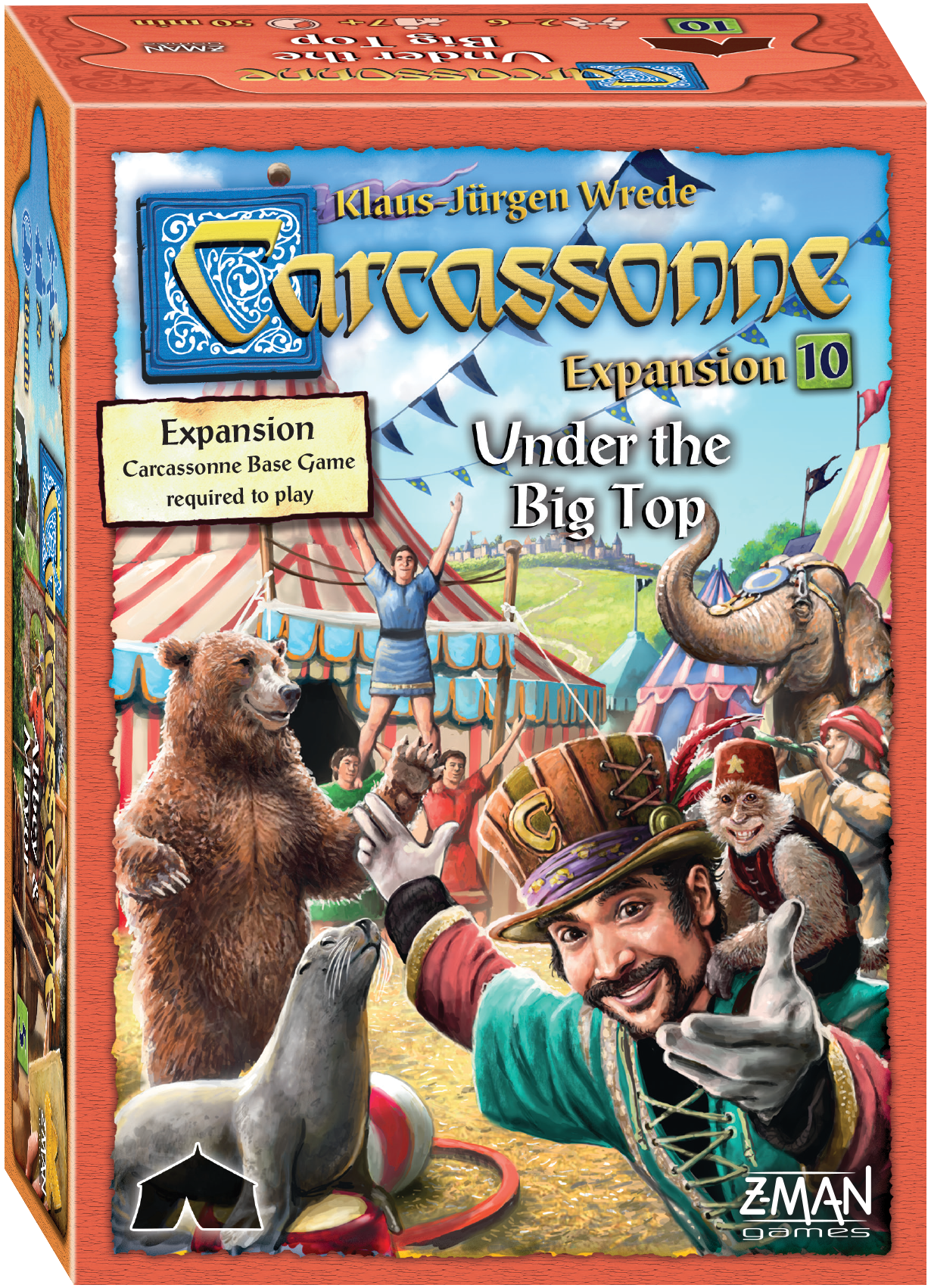 Carcassonne Expansion 10: Under the Big Top Strategy Board Game