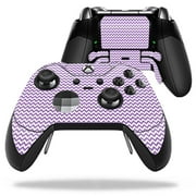 MightySkins Skin Compatible With Microsoft Xbox One Elite Wireless Controller case wrap cover sticker skins Lavender chevron
