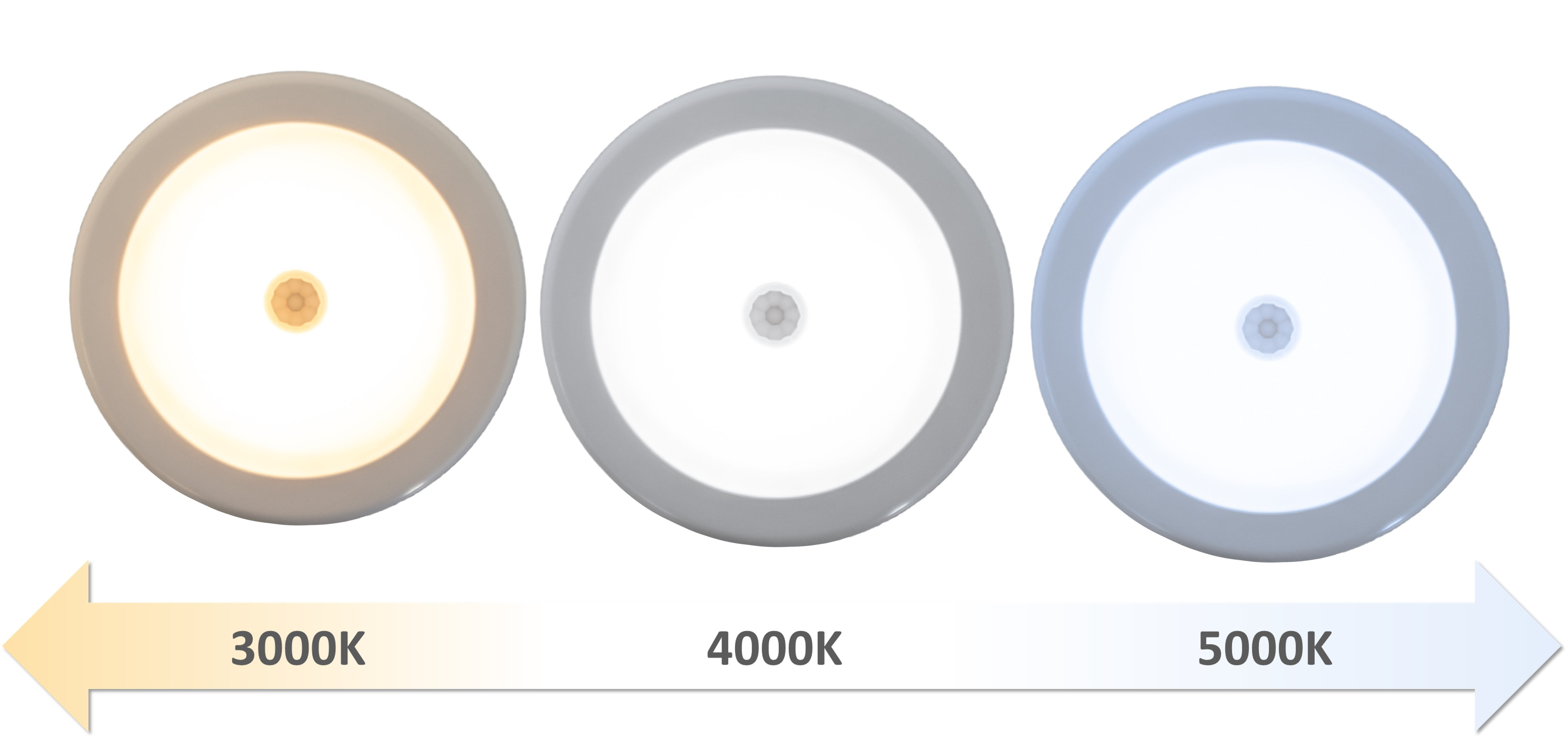 Westek BL-PMTN-W3 Motion Activated Adjustable White LED Puck Light - 3PK