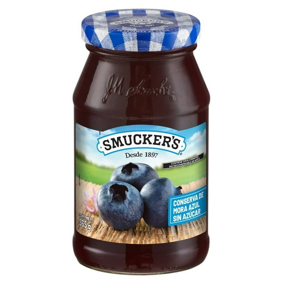 Conserva de mora azul Smucker's sin azúcar 365 g
