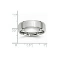 thumbnail image 6 of Cobalt Beveled Edge Satin and Polished 7mm Band Size: 13; for Adults and Teens; for Women and Men, 6 of 6