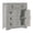 Grey, variant on Conate Freestanding Bathroom Floor Storage Cabinet with 4 Drawers & 2 Doors, Small Cupboard with Adjustable Shelf, Light Grey