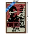 thumbnail image 3 of Call of Duty: Black Ops Cold War - Caution Wall Poster, 14.725" x 22.375", Framed, 3 of 3