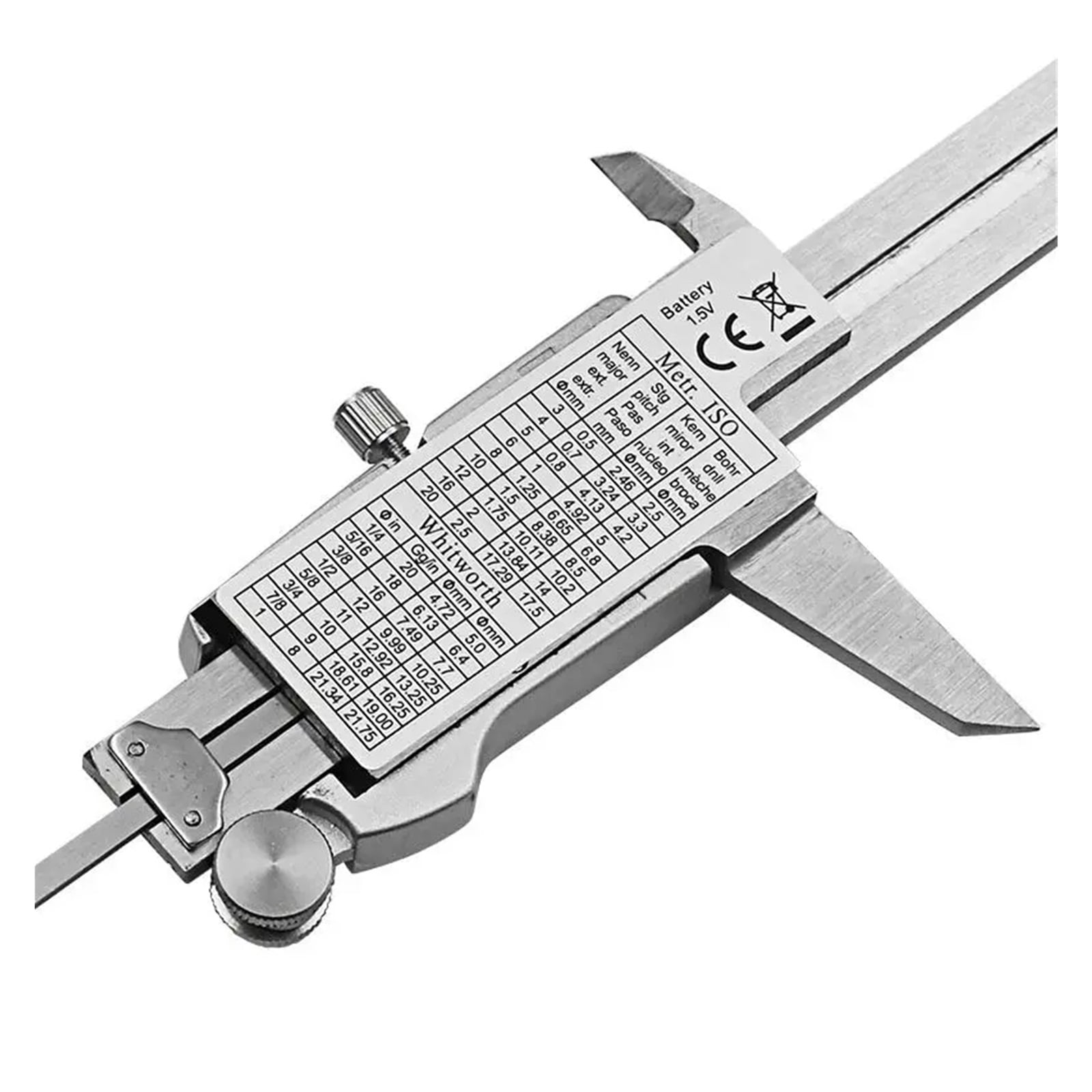 150mm Electronic Digital Metal Caliper 6 Inch Stainless Steel Vernier Caliper Gauge Micrometer Measuring Tool Digital Ruler ,Precision Measuring