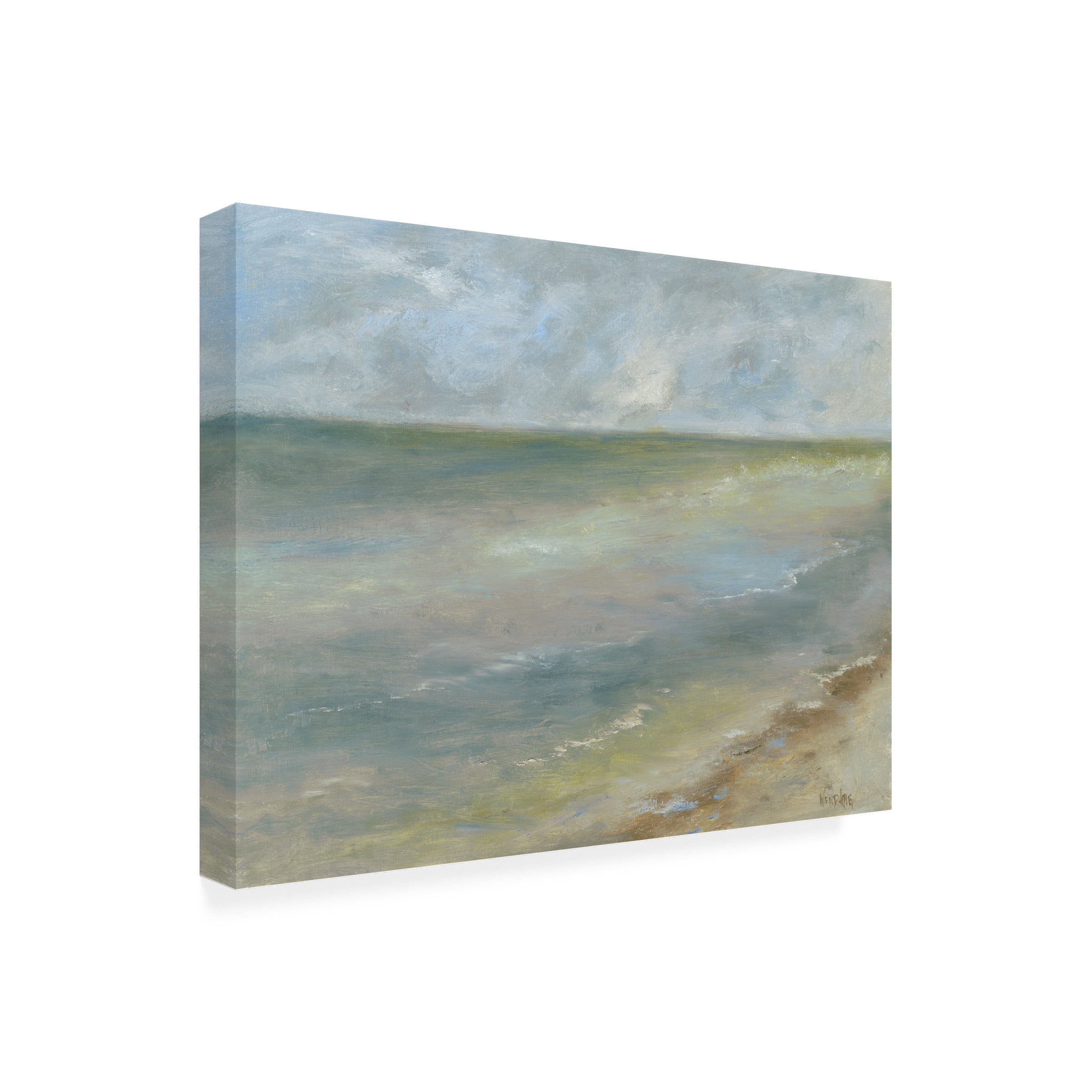 Marilyn Wendling 'Ocean Walk I' Canvas Art