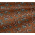 thumbnail image 5 of oneOone Viscose Jersey Fabric Leaves & Floral Block Printed Craft Fabric BTY 60 Inch Wide, 5 of 5