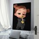 thumbnail image 3 of Jefazo Bebé (Niña Blanca) Cuadro decorativo colgante - Arte de pared - Póster enmarcado - Decoración de pared - Regalos para familia, amigos y aficionados 20*30 cm, 3 of 6