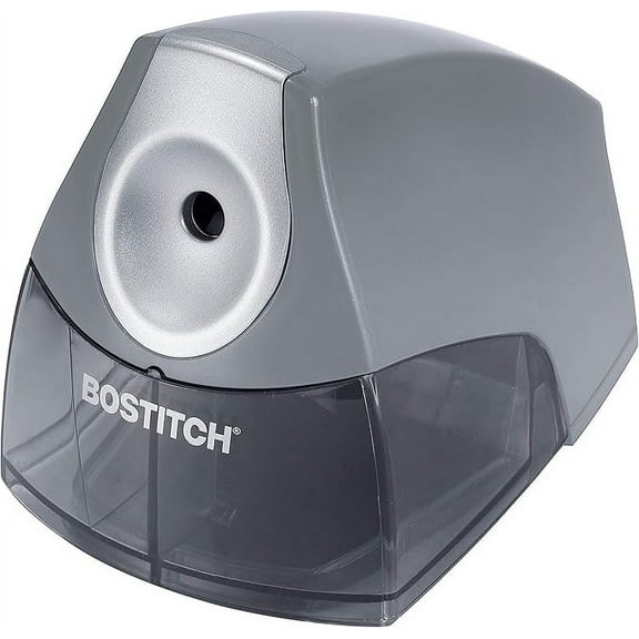 Bostitch Office Personal Electric Pencil Sharpener, Powerful Stall-Free Motor, High Capacity Shavings Tray, Gray (EPS4-KTGRAY)