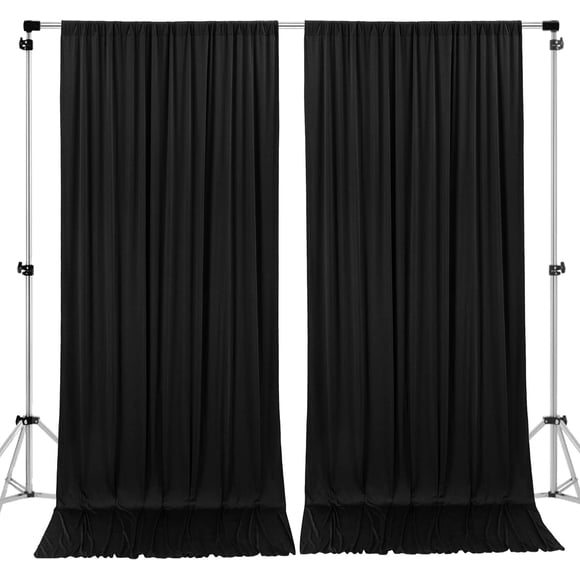 Cortinas de poliéster con telón de fondo AK TRADING CO. 3 m x 2,4 m