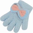thumbnail image 2 of Toddler Kids Winter Warm Gloves Cute Bowknot Full Finger Knitted Gloves Stretchy Mittens for Little Girls Boys Ages 2-5, 2 of 3