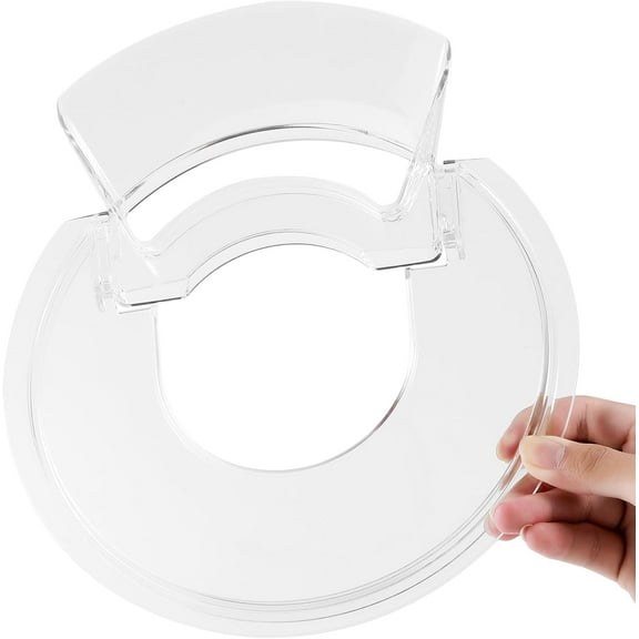 Pouring Shield for KitchenAid-Secure Pouring Shield with Removable Pour Spout for KitchenAid 4.5-5 Quart Tilt-Head Stand Mixers, Splatter Guard Fits for Stainless Steel, Glass, Ceramic Bowls