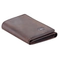 thumbnail image 2 of Stealth Mode Trifold Leather Wallet for Men with RFID Blocking (Brown), 2 of 12