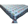 thumbnail image 2 of Cotton Tablecloth Automobile Print Cars and Trucks Blue, 2 of 3