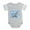 Heather Gray, variant on CafePress - FIN Holiday Schnauzer - Cute Infant Baby Football Bodysuit