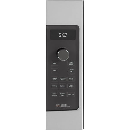 GE Profile - Advantium 30" Built-In Single Electric Convection Over-the-Range Oven with Microwave - Stainless steel