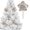B, variant on WEGFTDUOP Christmas Decoration Product Christmas Decorations Christmas Flowers High-End Bright Cloth Champagne Gold Artificial Flower Arrangement Decoration Holiday Products