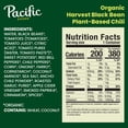 thumbnail image 2 of Pacific Foods Organic Harvest Black Bean Chili, Plant Based, 16.5 oz Can, 2 of 12