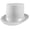 13cm high white-adult model, variant on Top Hat Tall hat Pork Pie Hat Stage Show Hat Magician Top Hat Bowler Top Hat Magician Performed Hat