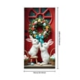 thumbnail image 3 of CaiYueKe Easter Door Curtain Spring Holiday Decorations Bunny Rabbit Egg Pattern Party Backdrop Wall Hanging Decorative Banner for Home Festival Celebration Indoor Outdoor, 3 of 7