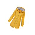 thumbnail image 1 of Veste à Capuche Douce pour Femme Imperméable Manteau de Pluie pour Femme Armée Extérieur Jaune L, 1 of 4