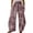 Watermelon Red, variant on kaondbfi Spring Fall Essentials Casual Clothing Lady's Four Pocketed Double Printed Casual Pants Summer Casual Pants for Women