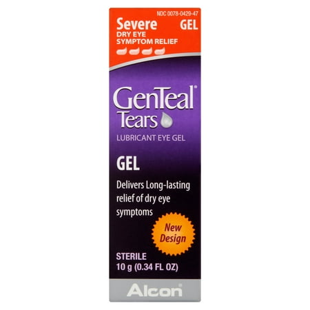 Alcon GenTeal Tears Sterile Lubricant Eye Gel, 0.34 fl oz