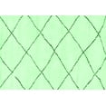thumbnail image 1 of Ahgly Company Indoor Rectangle Solid Emerald Green Modern Area Rugs, 4' x 6', 1 of 4