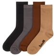 thumbnail image 2 of BambooMN Unisex Rayon from Bamboo Thin Dress & Casual Crew Socks - Assortment 94 - Medium - 4 Pairs, 2 of 5