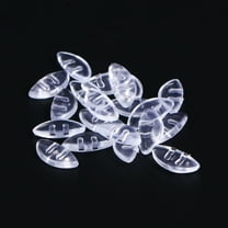 LOLIPPYY 10Pairs Silicone Nose Pads for Eyeglasses White Anti Slip Nose Bridge Cushion
