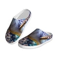thumbnail image 2 of Fotbe Sea Turtle Swims Pattern Women's Fuzzy Curly Fur Memory Foam Loafer Slippers Indoor Outdoor Slippers Winter Home Shoes-35/36, 2 of 7