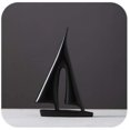 thumbnail image 2 of Modern and Simple Sailboat Small Decorations Resin Crafts Creativity Living Room Office Desktop Home Decorations Mini Sailing Boat Model -L, 2 of 8