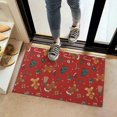 thumbnail image 2 of Red Christmas Gingerbread Man Pattern Door Rugs,Washable Non Slip Door Mats Indoor,Decorative Door Mats,Entry Mat Indoor for Entrance,Bedroom,Kitchen,Bathroom,16"x24", 2 of 6