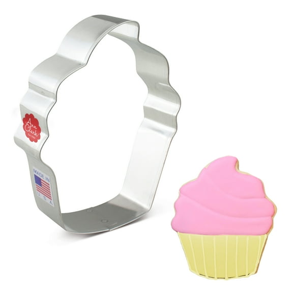 Ann Clark Cupcake Cookie Cutter 4", Made in USA