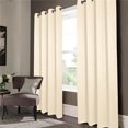 thumbnail image 1 of RT Designers Collection PNN39640 84 in. Nellie Embossed Blackout Grommet Panel, Ivory, 1 of 1