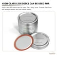 thumbnail image 2 of SHISUYAN 30Pcs Mason Jars Disc Tinplate Date Disc Mason Jar Lids Disc Mason Jar Supplies Mason Jar Caps Cover, 2 of 8