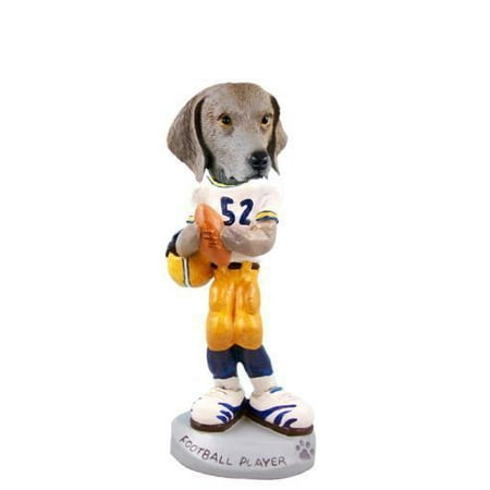 - NO.DOOG6834 Weimaraner Football Player Doogie Collectable Figurine