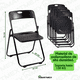 thumbnail image 4 of Silla Negra Plegable Negra 4 Pz Inmatmex, 4 of 10