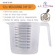 thumbnail image 2 of U.S. Kitchen Supply - Vasos medidores graduados de plástico de 32 oz (1000 ml) con asas de jarra (paquete de 6) - Capacidad de 4 tazas con marcas de onzas y ml - Mida y mezcle ingredientes de recetas,, 2 of 5
