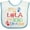 White and Blue, variant on Inktastic My Lola and Lolo Love Me Grandchild Boys or Girls Baby Bib