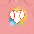 thumbnail image 4 of Inktastic Baseball Sports Heart Girls Baby Bodysuit, 4 of 5