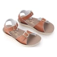 thumbnail image 2 of Salt Water Toddler Girl Rust-Proof Footbed Sandals, Flat Tan, 8, 2 of 2