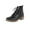 Black, variant on asdoklhq Espadrilles Shoes Women,Women's Decorative Buckle Side Zipper Strap Round Head Low Heel Boots
