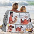 thumbnail image 2 of AISENIN Personalized Dad Gifts for Father's Day, Custom Blanket with Photos for Dad, Gifts for Dad from Daughter Son, 2 of 5